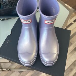 Hunter Purple Rain Boots